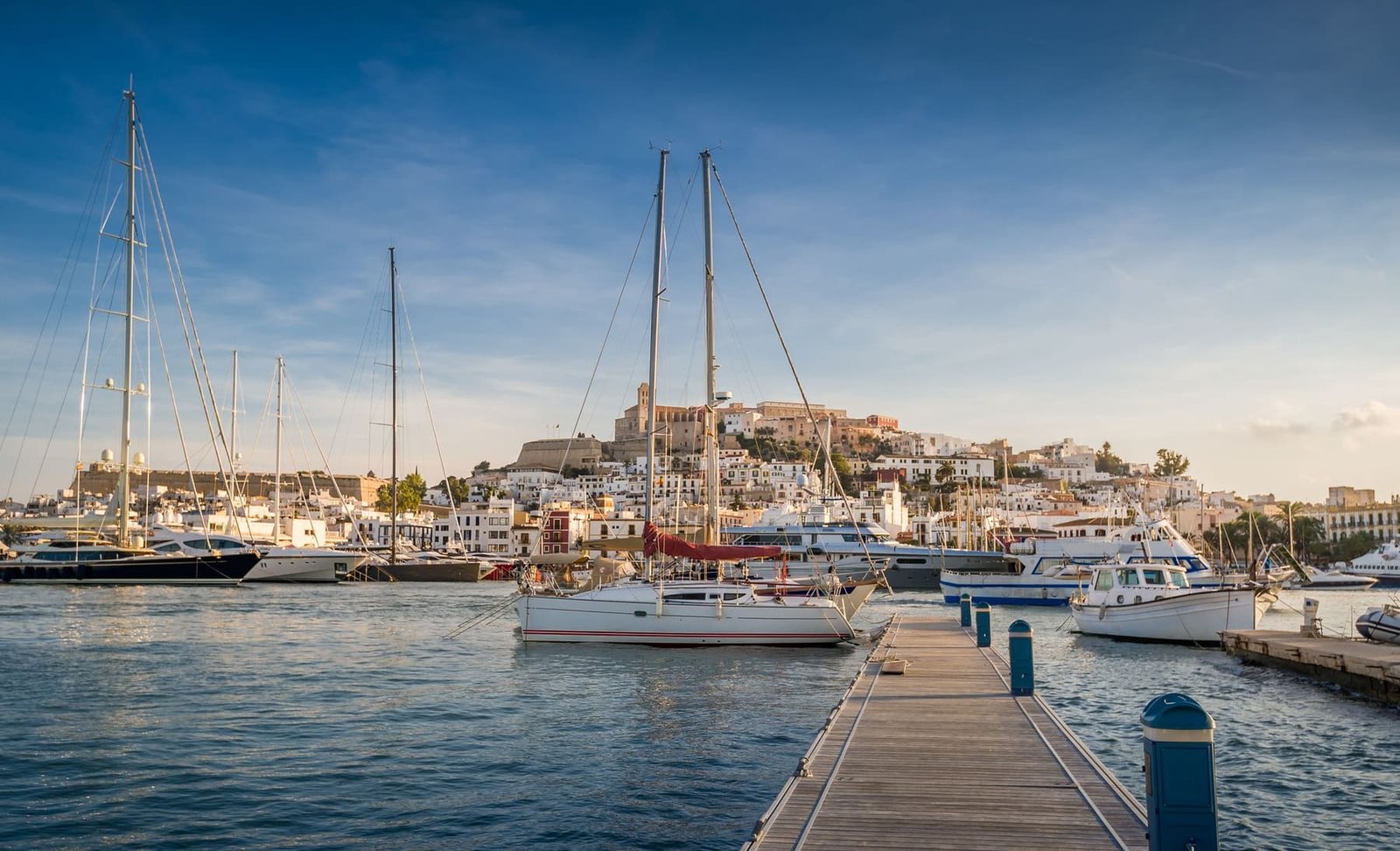 Sail to hidden coves along the Ibizan coast