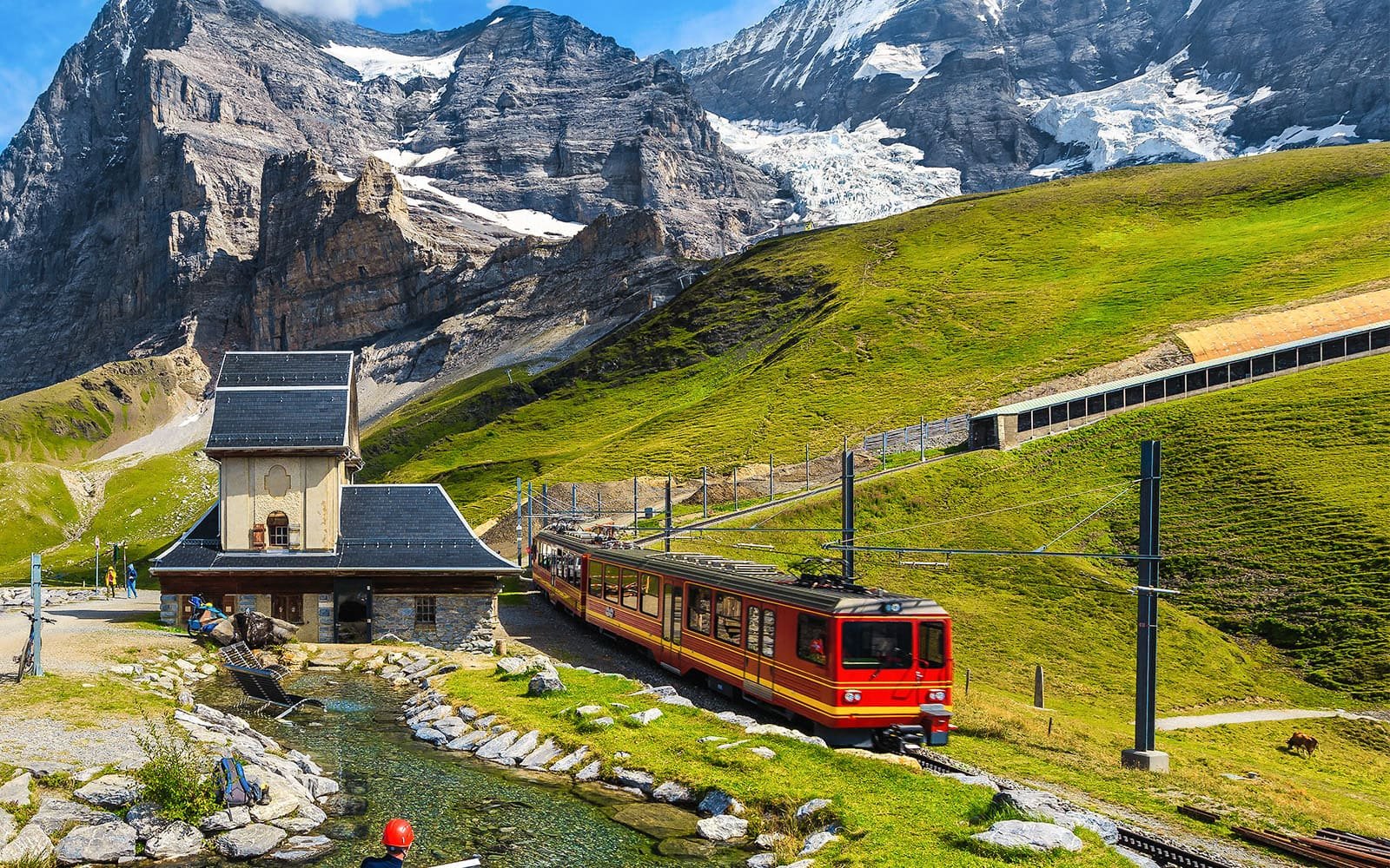 Ride the railway to the Top of Europe at 3,454m