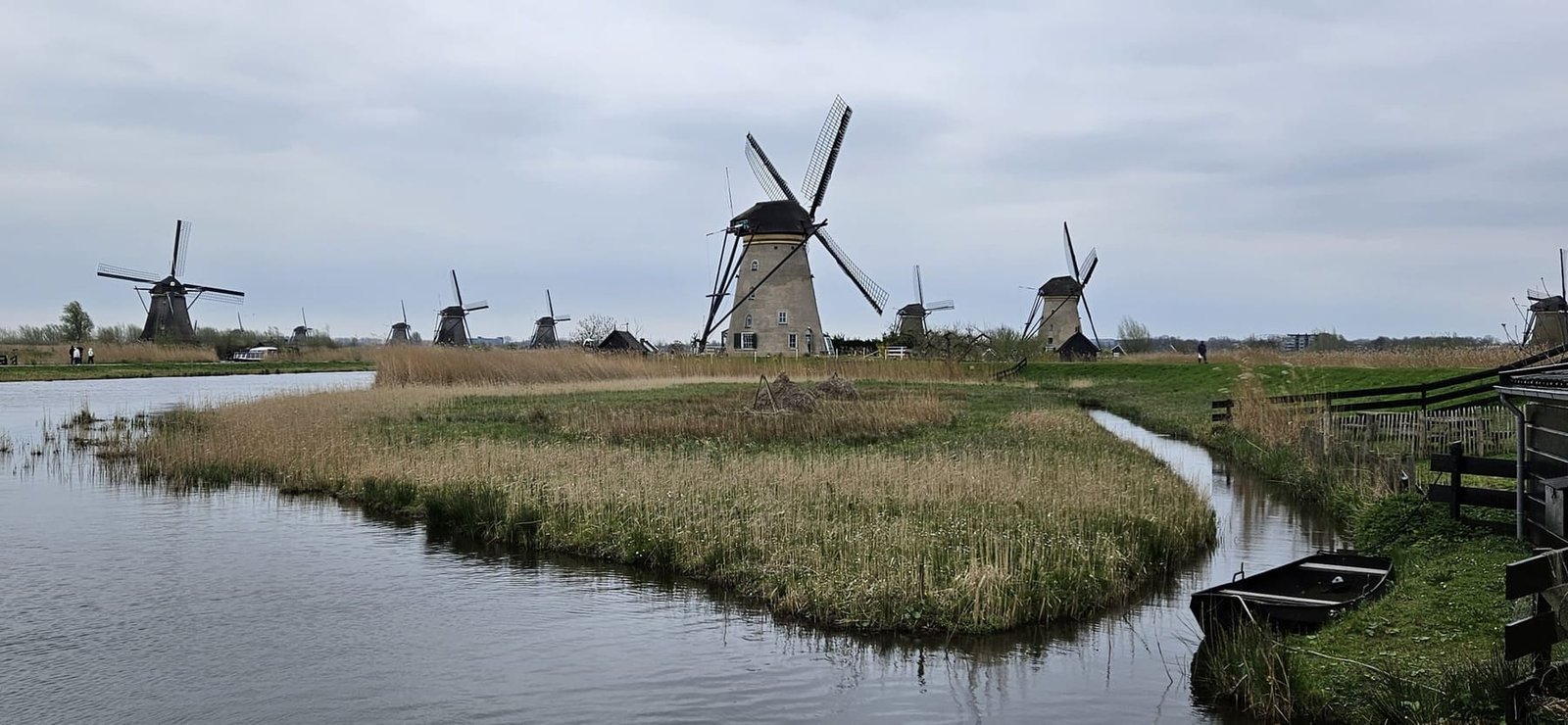Walk among nineteen UNESCO-listed working windmills