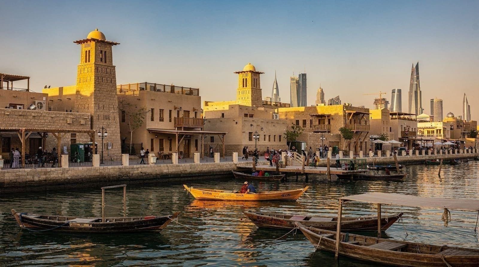 The souks, an abra crossing and the Al Fahidi Historical District