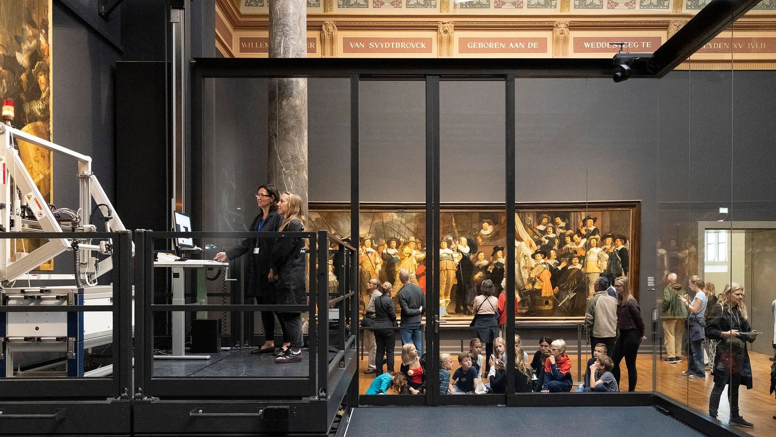 Stand before Rembrandt&rsquo;s Night Watch at the Rijksmuseum