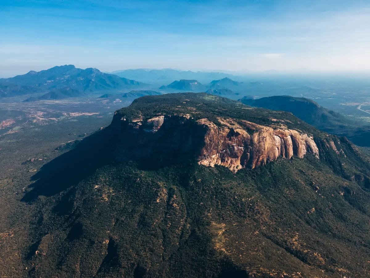 Mount Ololokwe, a sheer table mountain rising over the Samburu plains