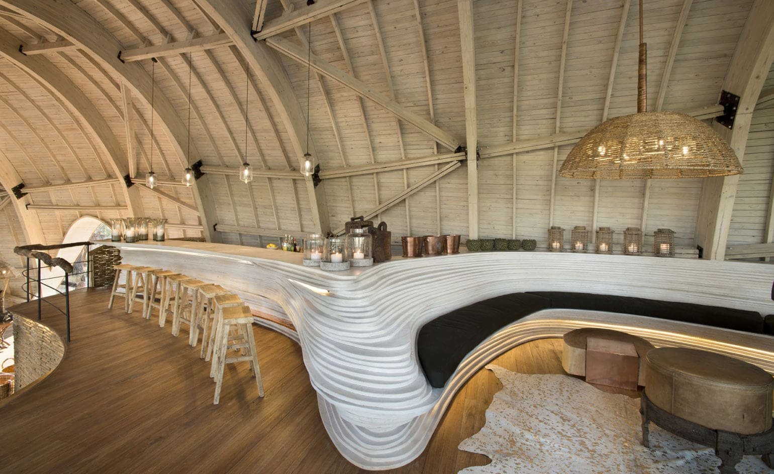 A suite raised among Okavango palms