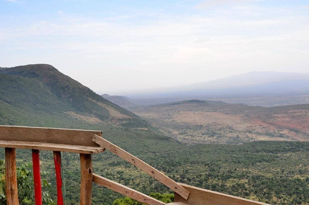 Cliffs and open country in the Rift Valley