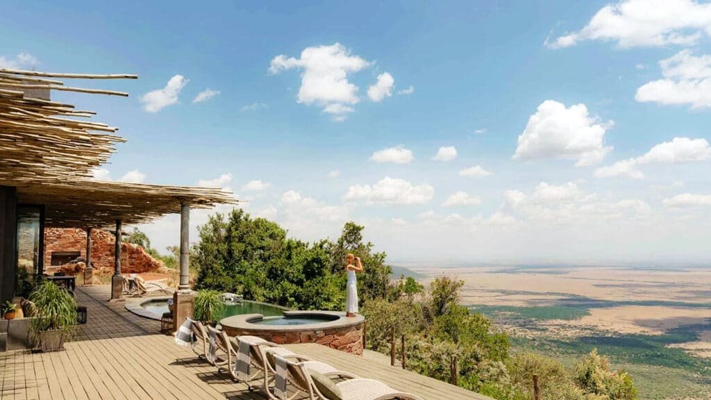 A private safari moment, tailor-made to one traveller